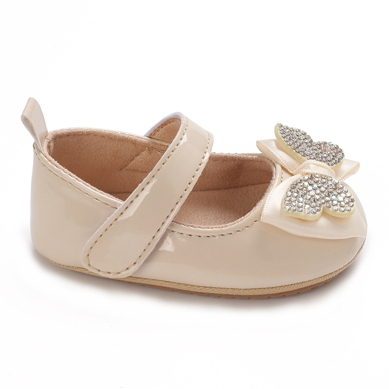 Baby Girls Butterfly Bow Soft Anti-Slip Princess Party Shoes (0 to 12 months)_img_7