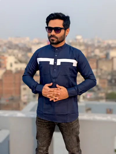 contrast cotton katua nevy blue color_img_0