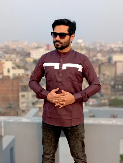 Contrast cotton katua coffee color_img_0