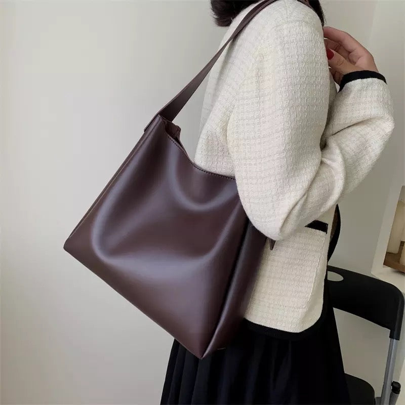 Premium PU Leather Tote Bag for Women Shoulder & Side Handbag._img_2