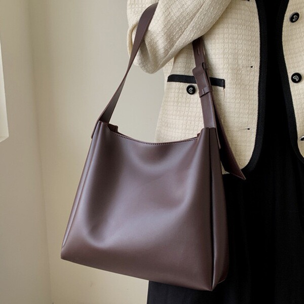 Premium PU Leather Tote Bag for Women Shoulder & Side Handbag._img_1
