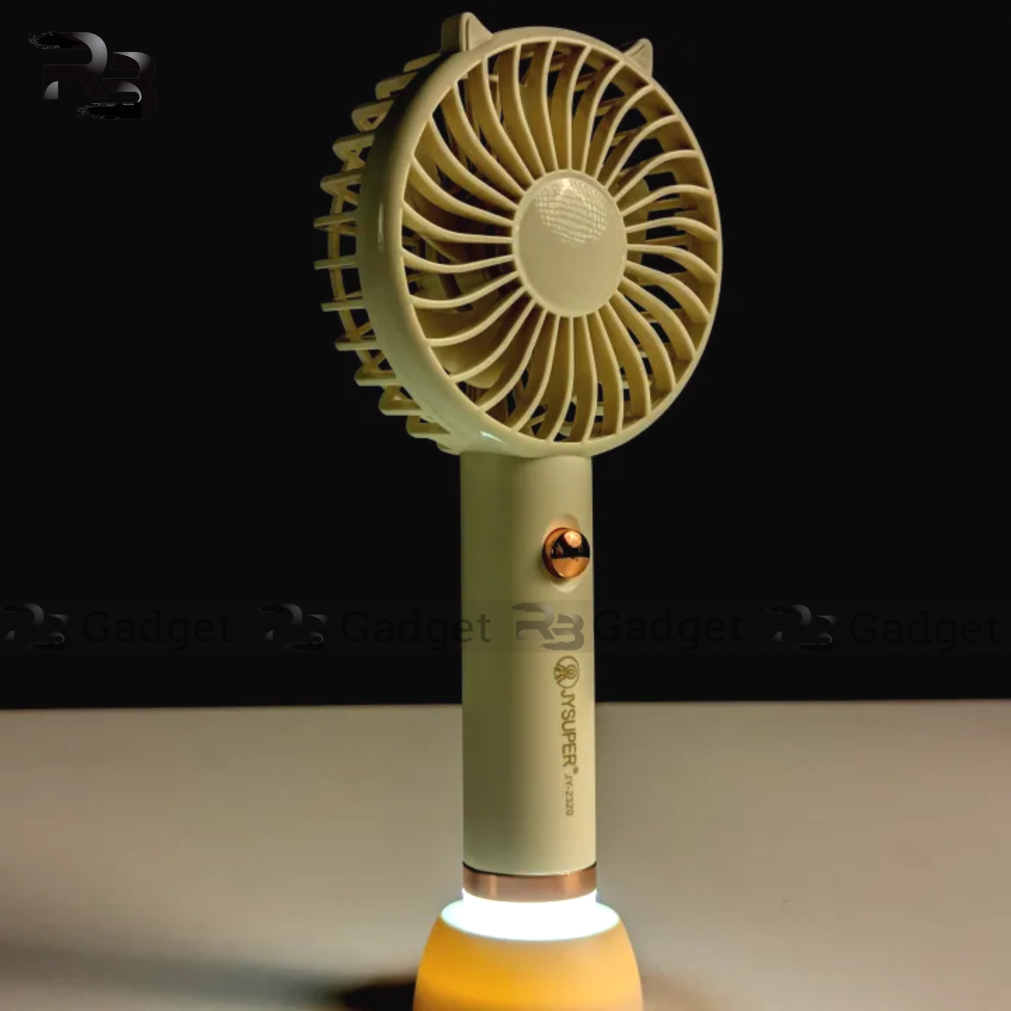 JYSUPER JY-2320 Portable Handheld Mini Fan with Integrated LED light_img_1
