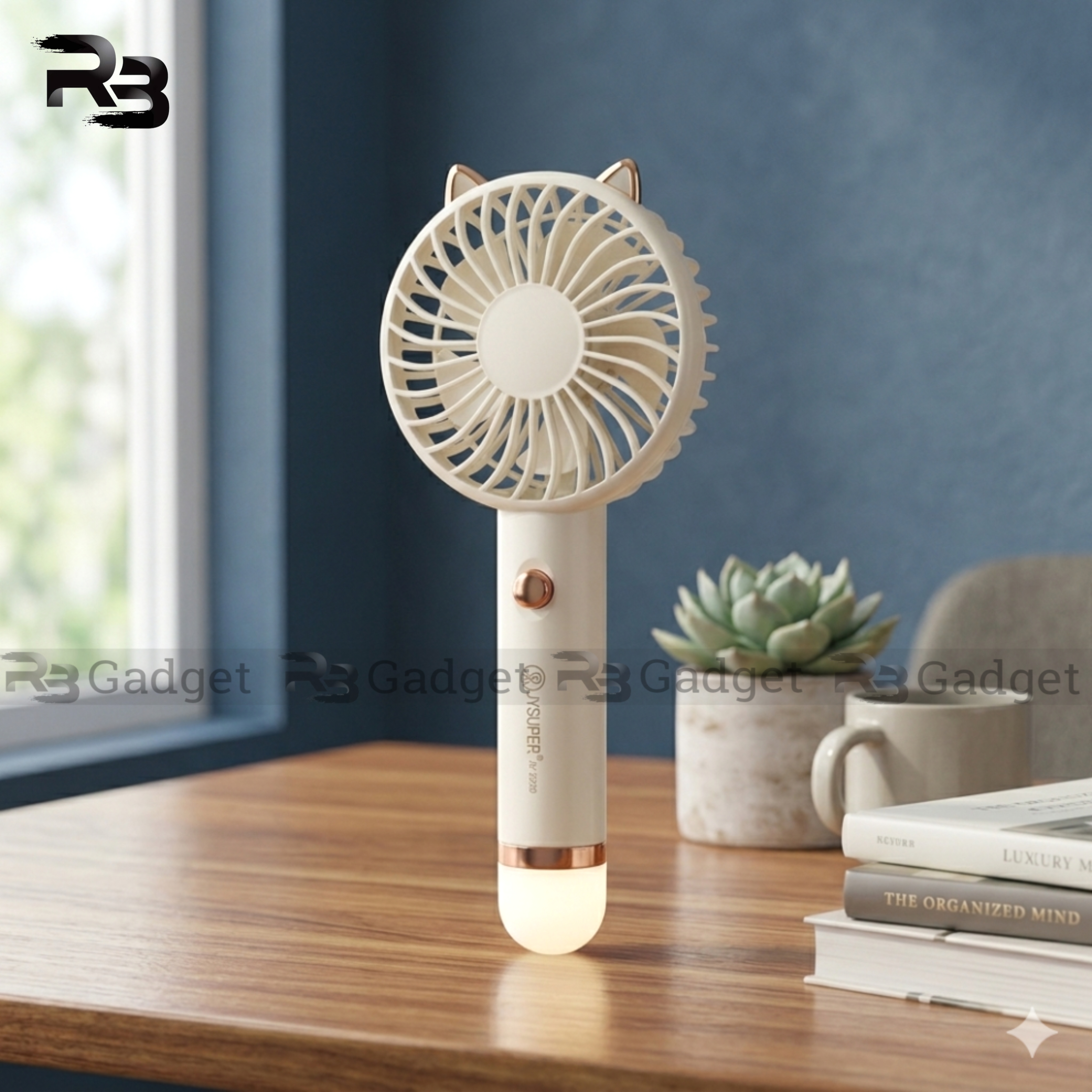 JYSUPER JY-2320 Portable Handheld Mini Fan with Integrated LED light_img_0