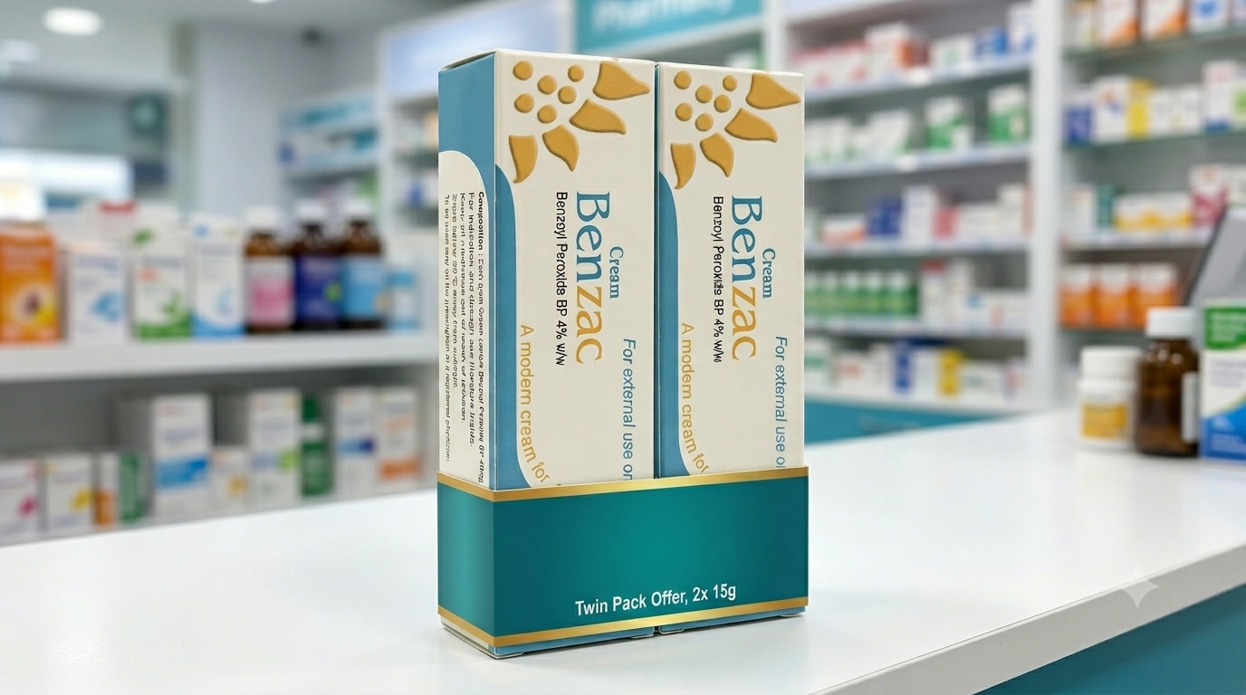 Cream Benzac 15g [ 2 pcs ]
