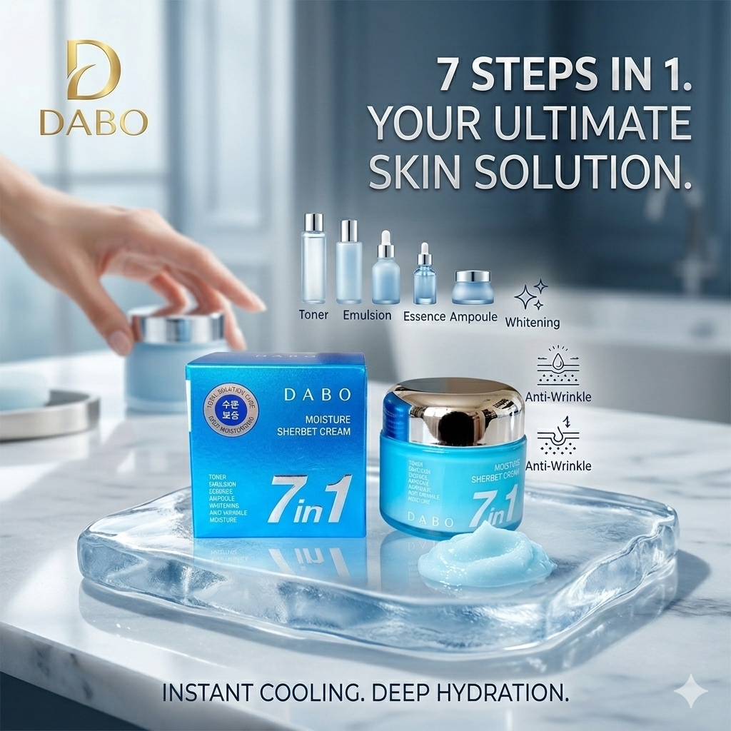 DABO 7 in 1 Moisture Sherbet Cream 80ml [ Korean ]