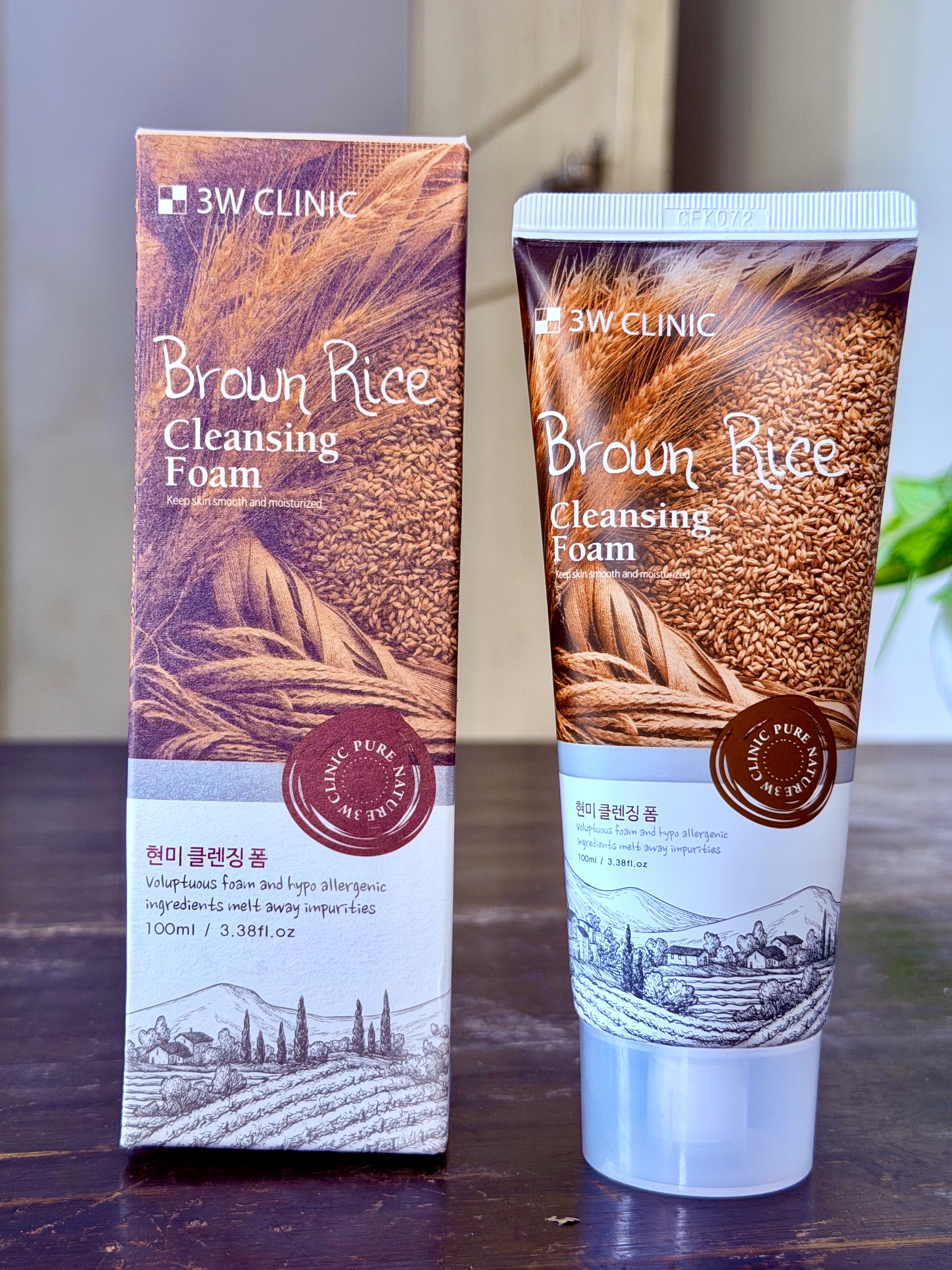 3W Clinic Brown Rice Facewash [ Korean ] কোমল ত্বকের জন্য_img_1