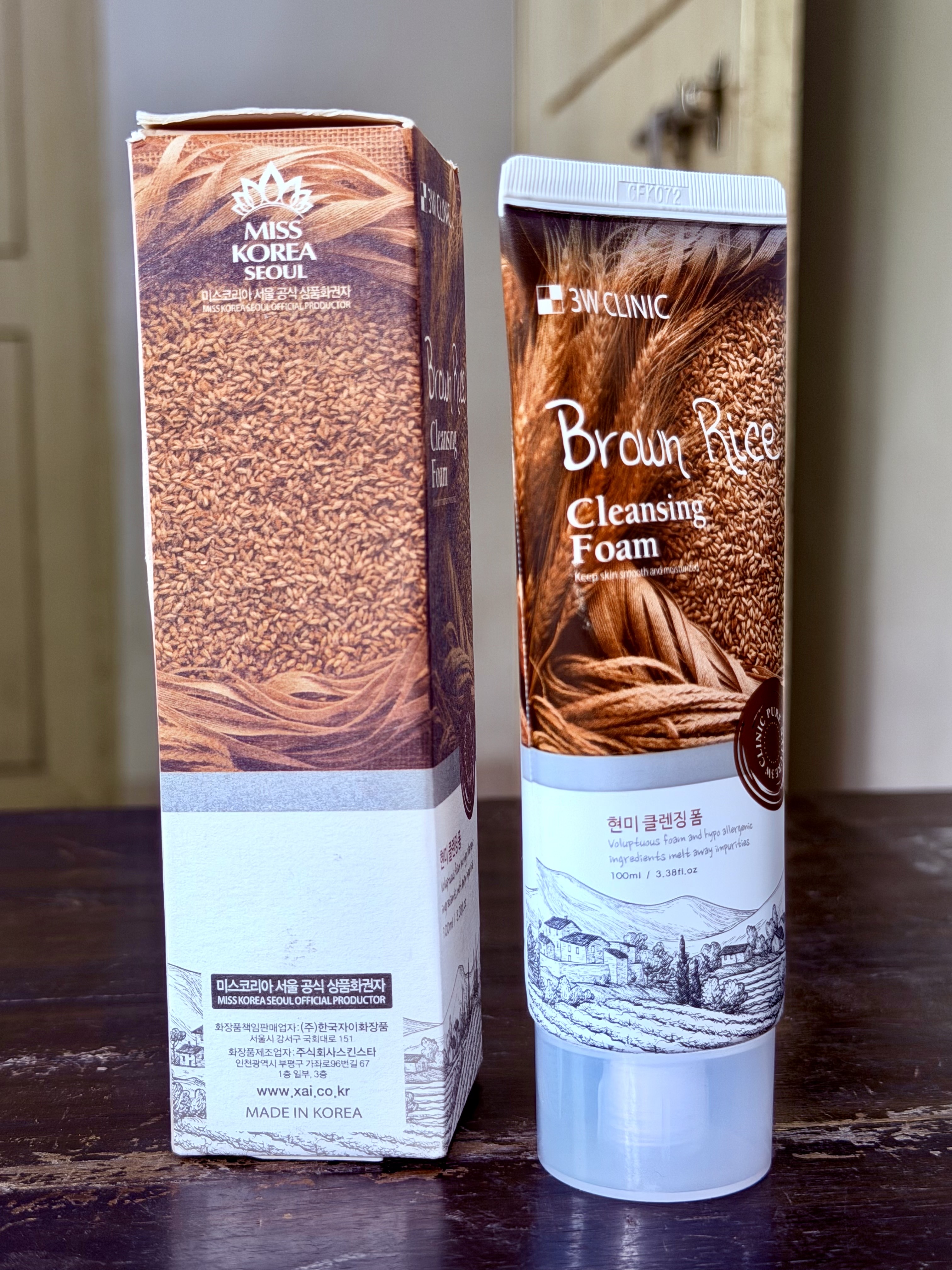 3W Clinic Brown Rice Facewash [ Korean ] কোমল ত্বকের জন্য_img_4