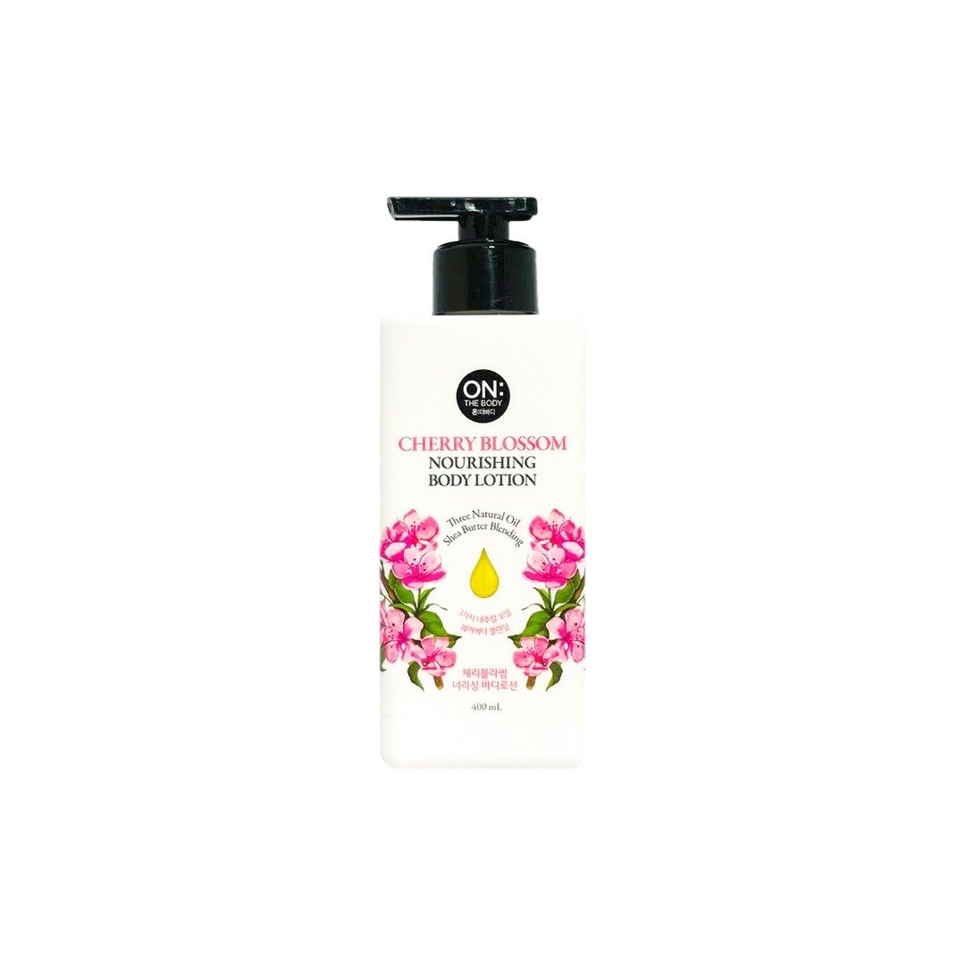 On the body English Iris Nourishing Body Lotion 400 ml - Cherry Blossom