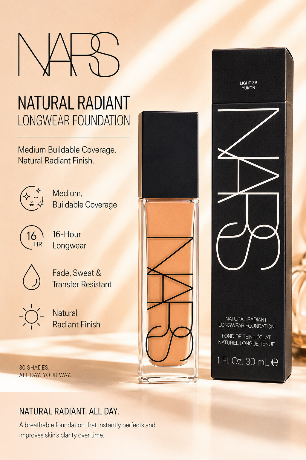 NARS Natural Radiant Longwear Foundation