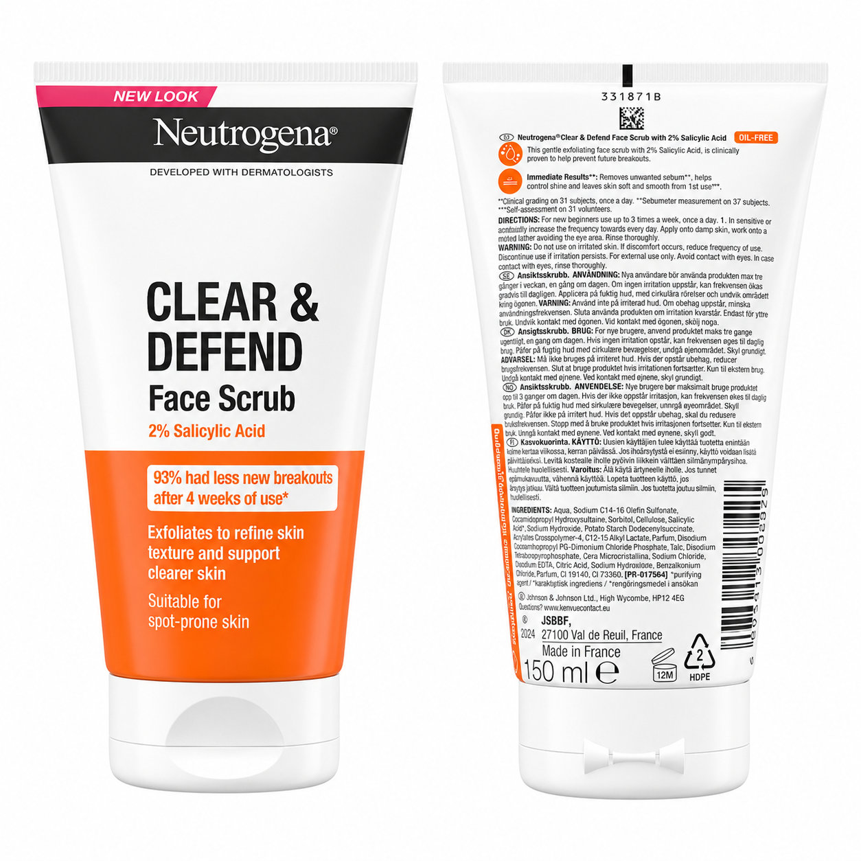 Neutrogena® Clear & Defend Face Scrub