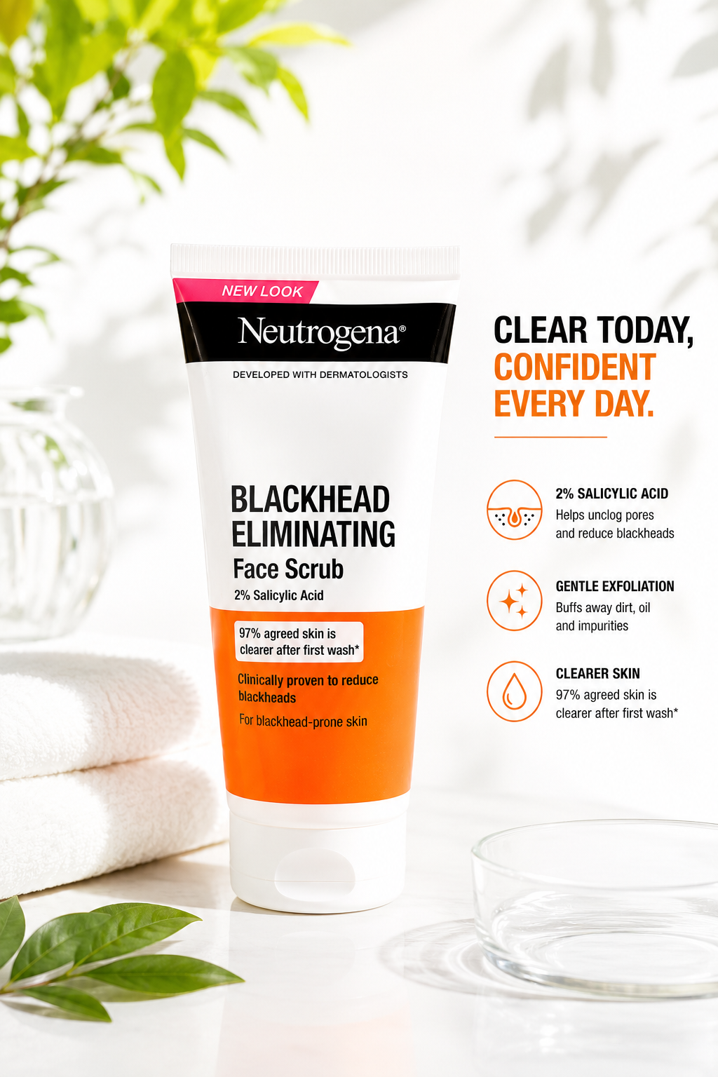 Neutrogena® Blackhead Eliminating Face Scrub