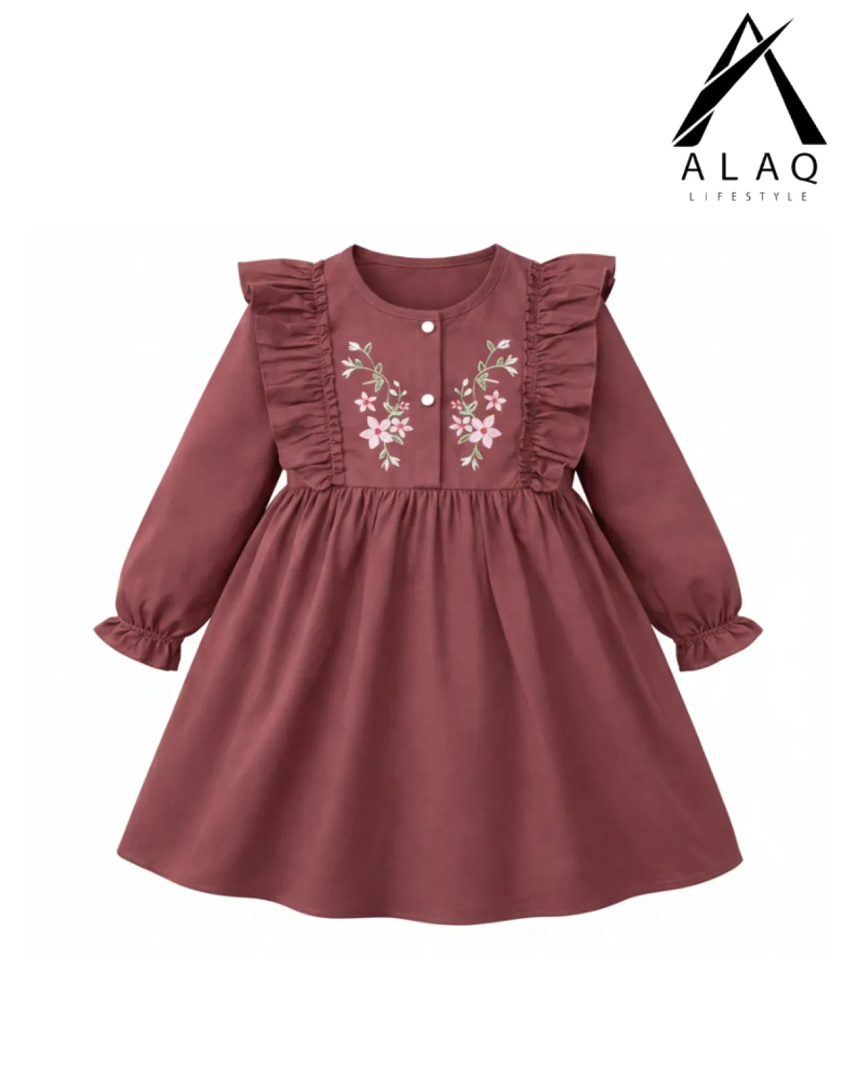 Embroidery Cotton Frock