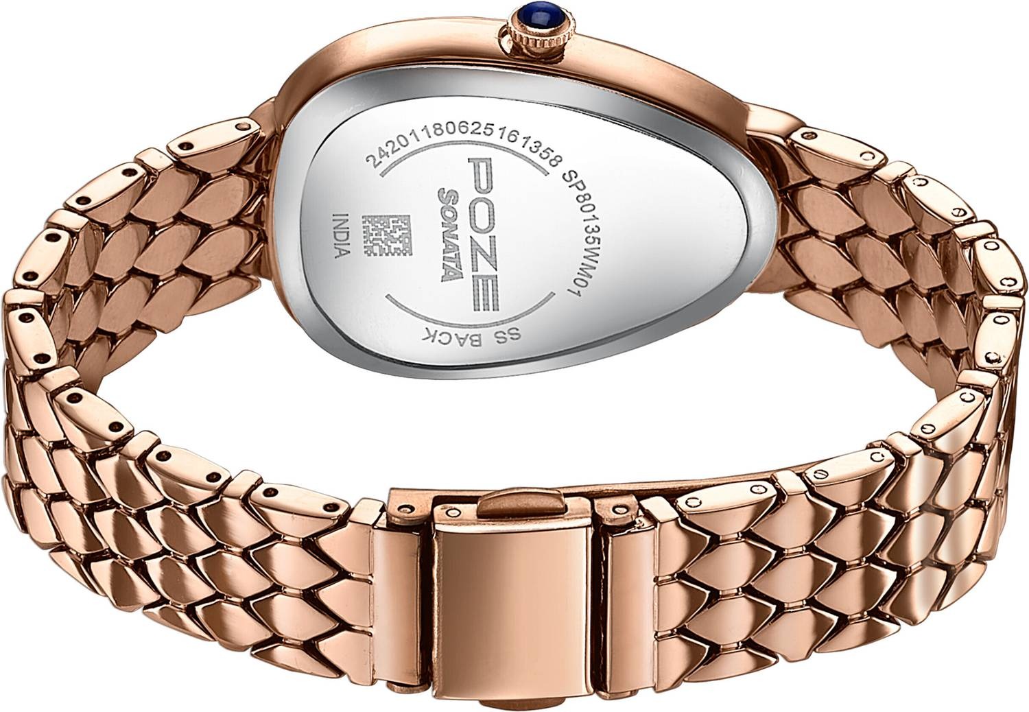 Sonata Poze 6 Cinnamon City Quartz Wht Round Dial Women's Watch Analog Watch  - For Women SP80135WM01_img_2