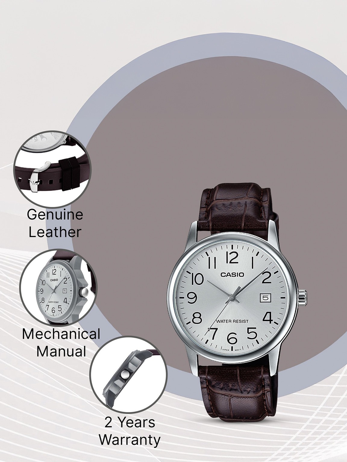 CASIO Enticer ( MTP-V002L-7B2UDF ) Analog Watch  - For Men A1486_img_6