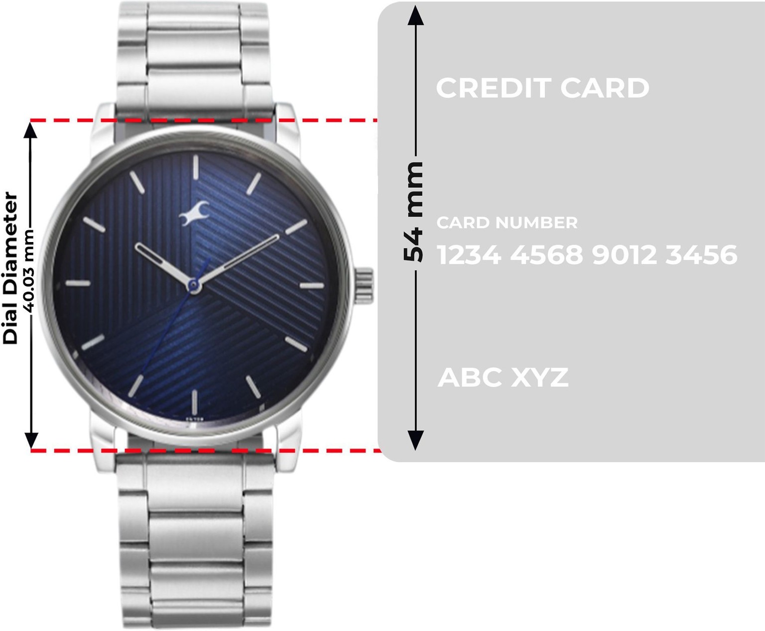 Fastrack Stunners Silver Metal Strap Analog Watch - For Men_img_5