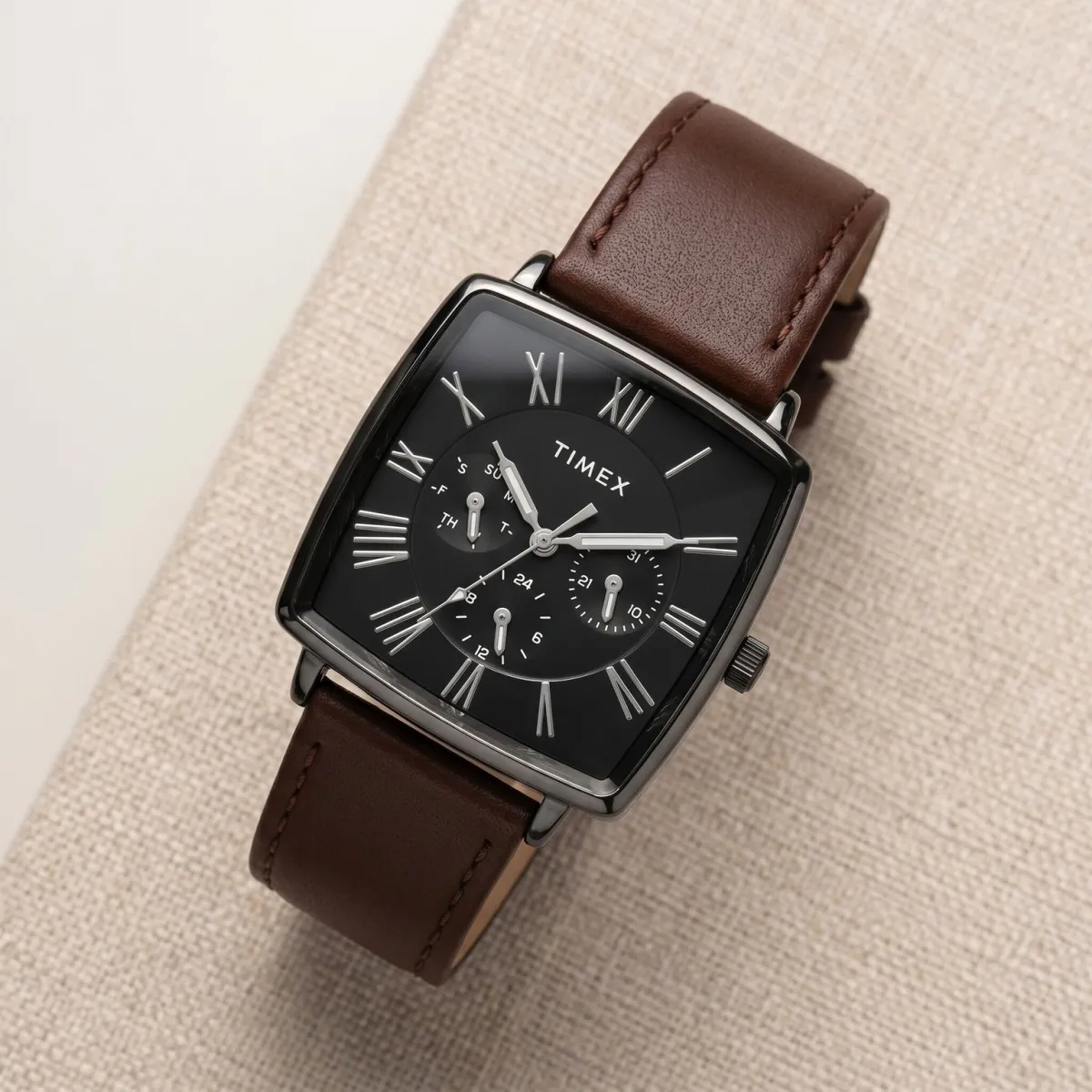 TIMEX Multifunction, Black Dial Analog Watch  - For Men TWEG306SM