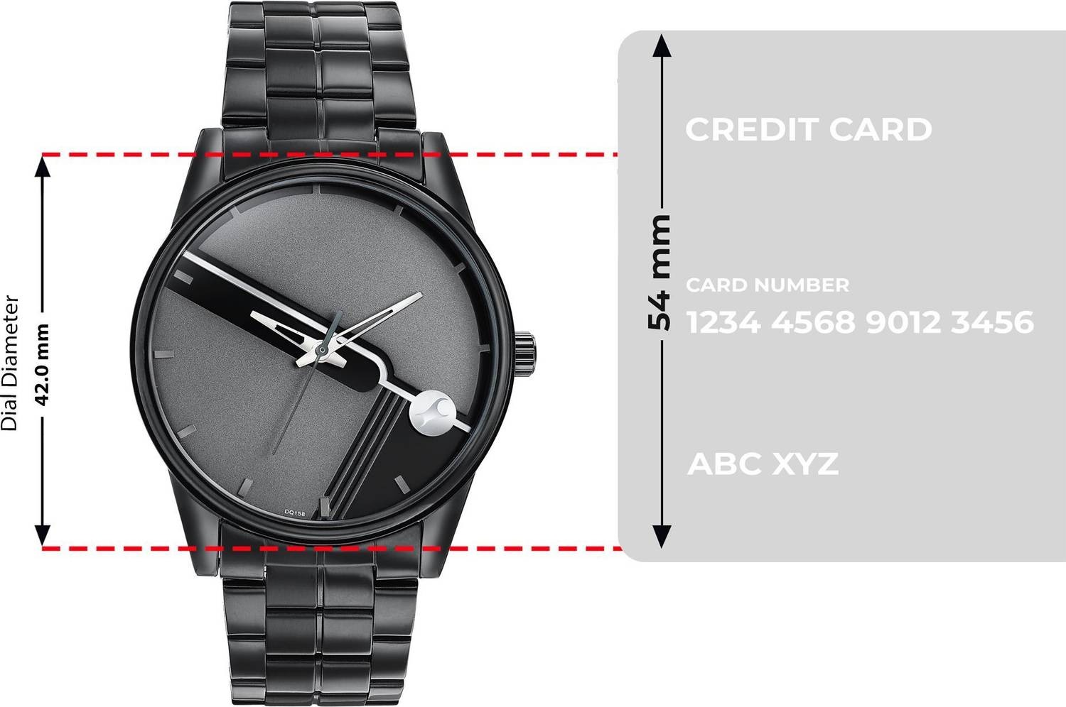 Fastrack Stunners Grey Dial Black Stainless Steel Strap Analog Watch  - For Men NT3305NM02,3305NM02_img_3