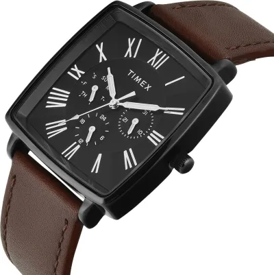 TIMEX Multifunction, Black Dial Analog Watch  - For Men TWEG306SM_img_1
