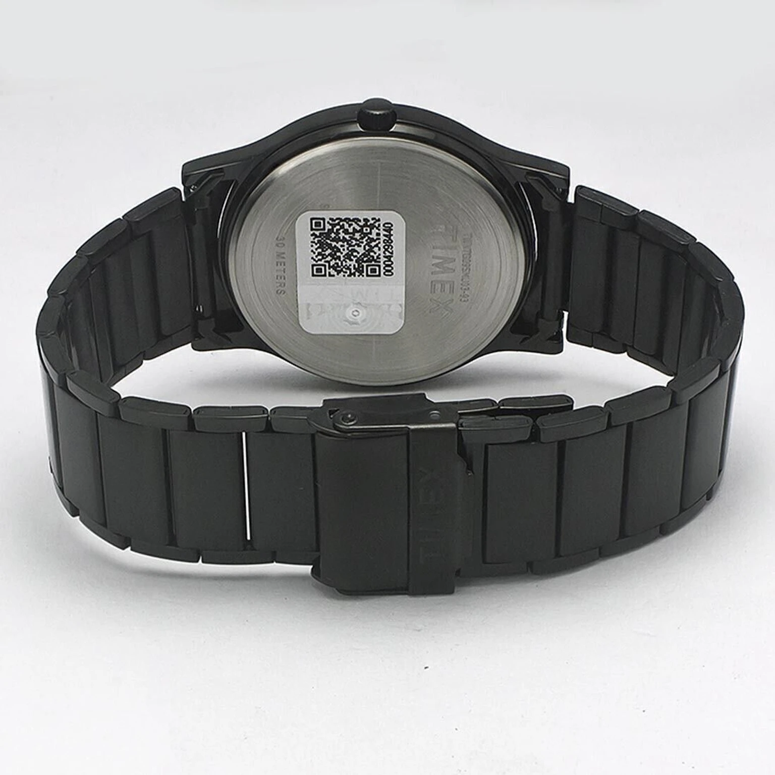 TIMEX Black Dial Stainless Steel Analog Watch_img_4
