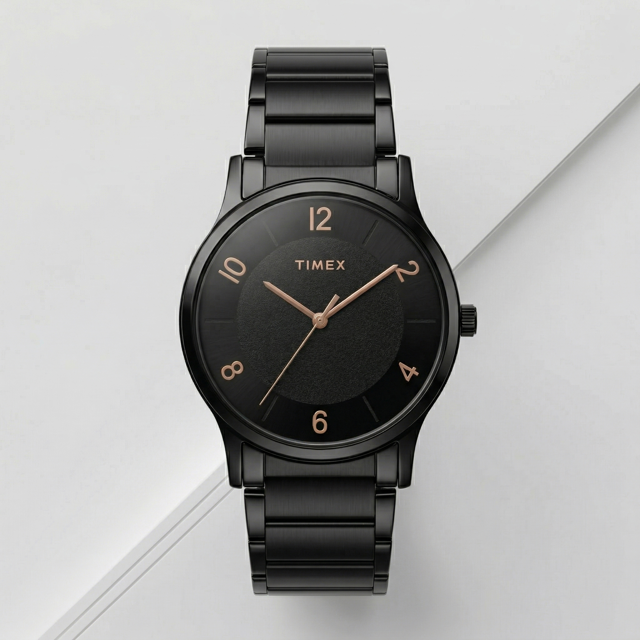 TIMEX Black Dial Stainless Steel Analog Watch_img_0