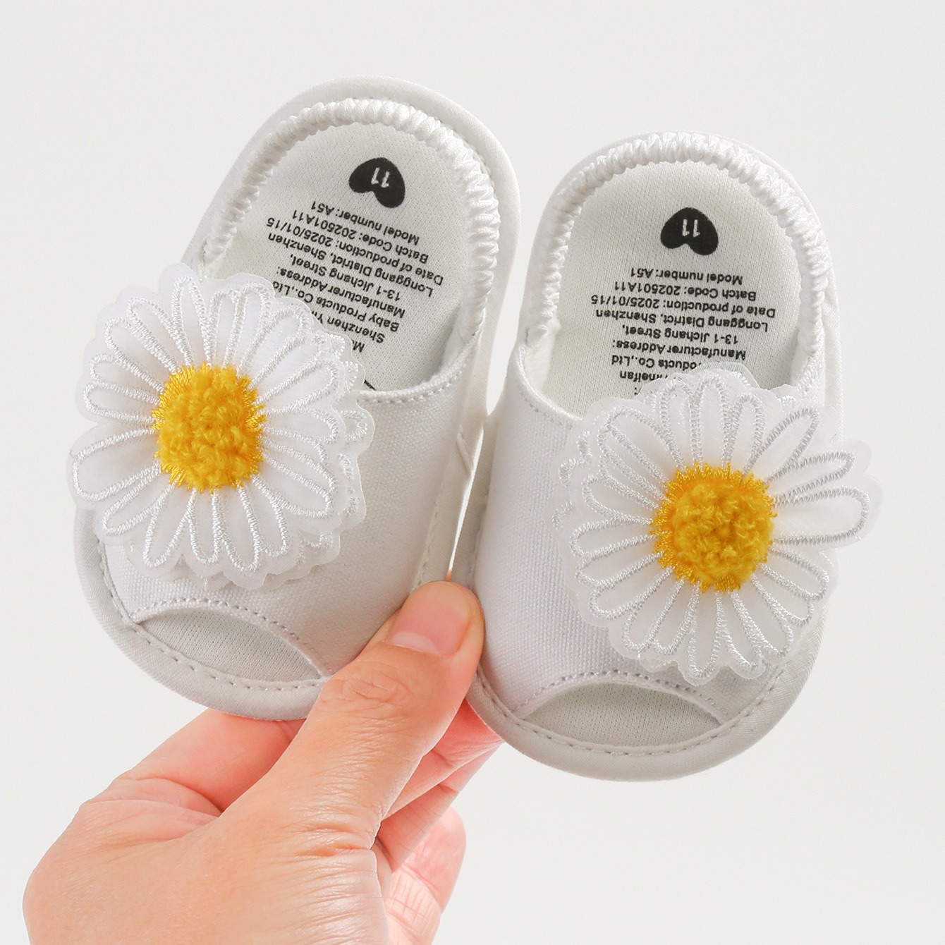 Baby Summer Cute Flower Daisy Sandals (6 to 15 Months)