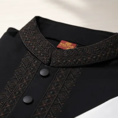 Kids Boy Premium Elegant China Vangchur EID Panjabi with Pant (1 to 7 years)_img_6