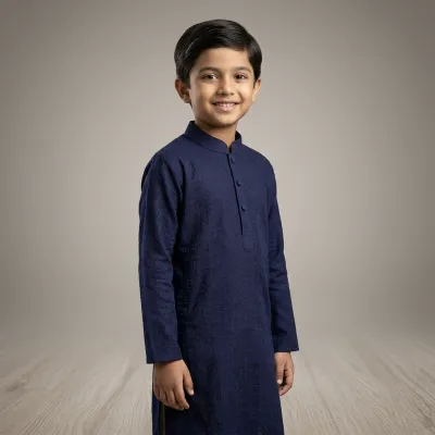 Kids Boy Premium Elegant Embroidered EID Panjabi (8 to 10 years)_img_0