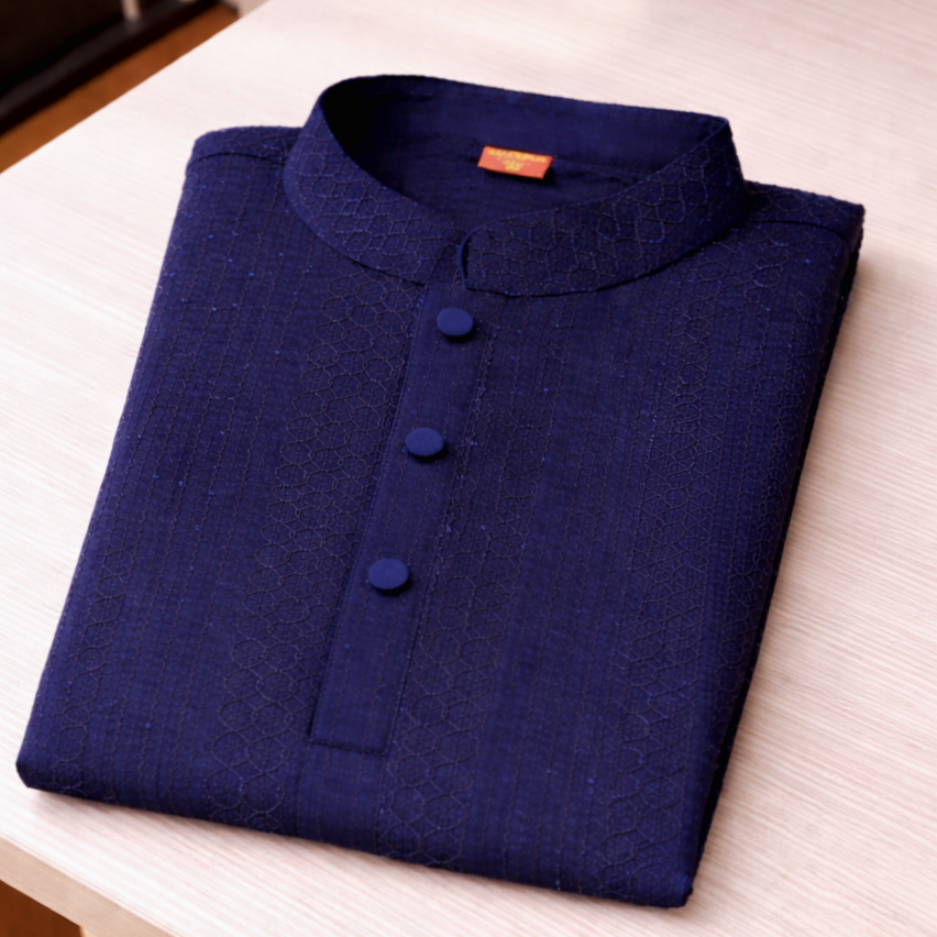 Kids Boy Premium Elegant Embroidered EID Panjabi (8 to 10 years)
