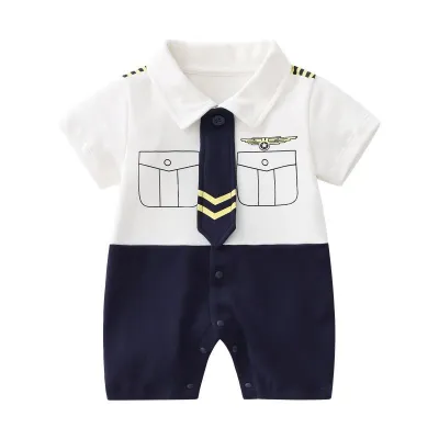 Baby Air Force Officer Romper Dress Only (0 to 18 months)_img_1