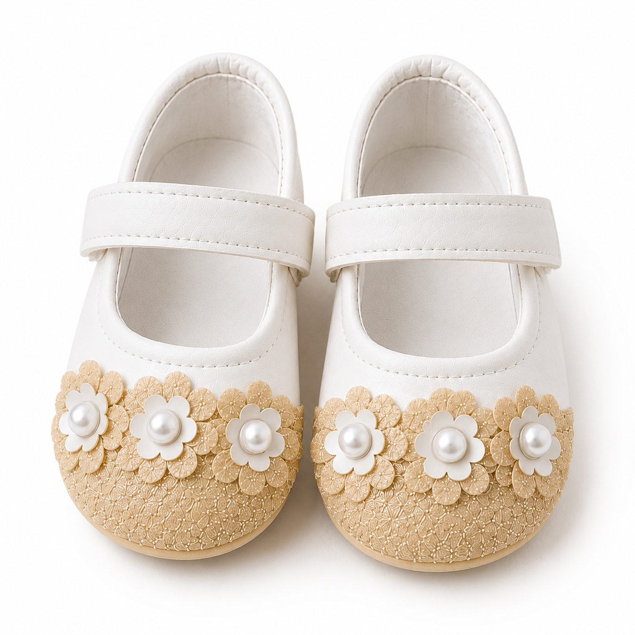 Baby Girls Mary Jane Soft Comfortable First Walker Shoes (0 to 12 months)_img_2