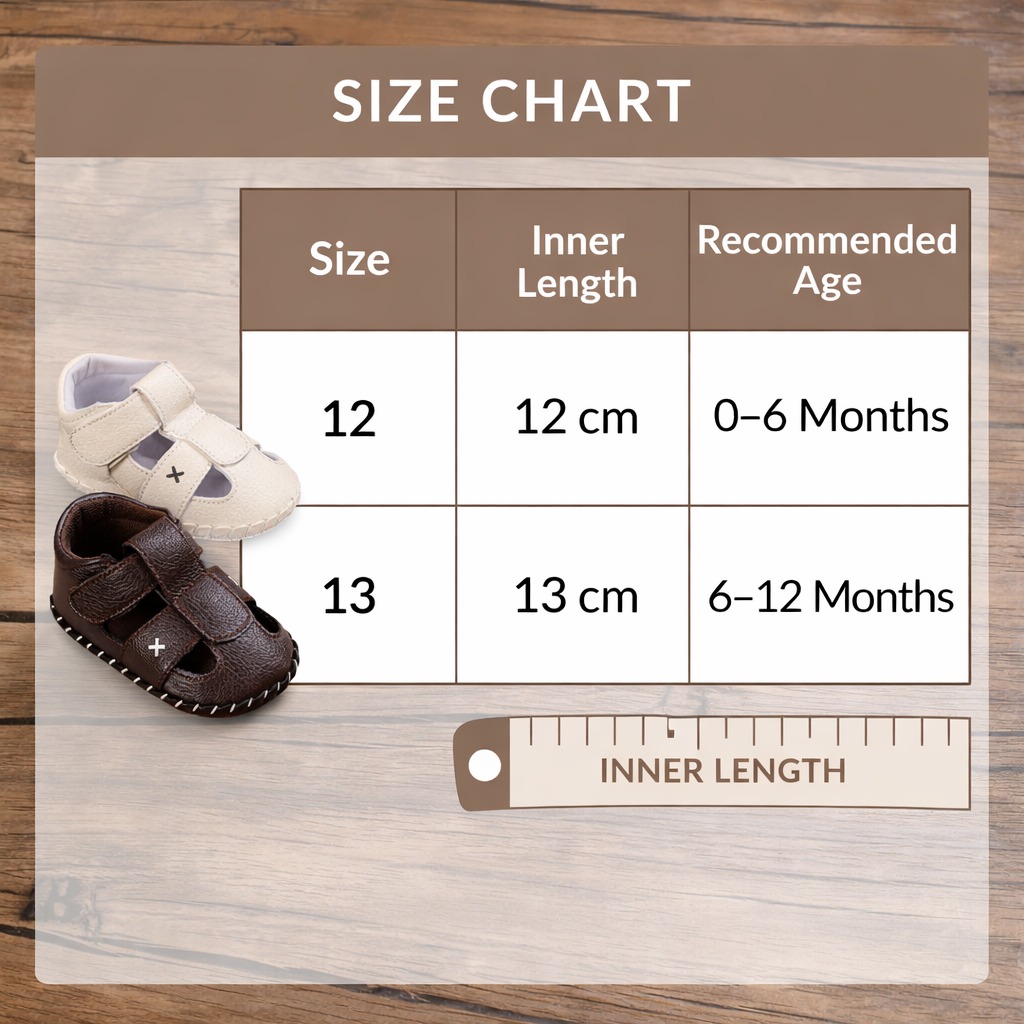 Baby Boy Breathable Faux Leather Anti-Slip Sole Toddler Sandal (0 to 12 months)_img_5