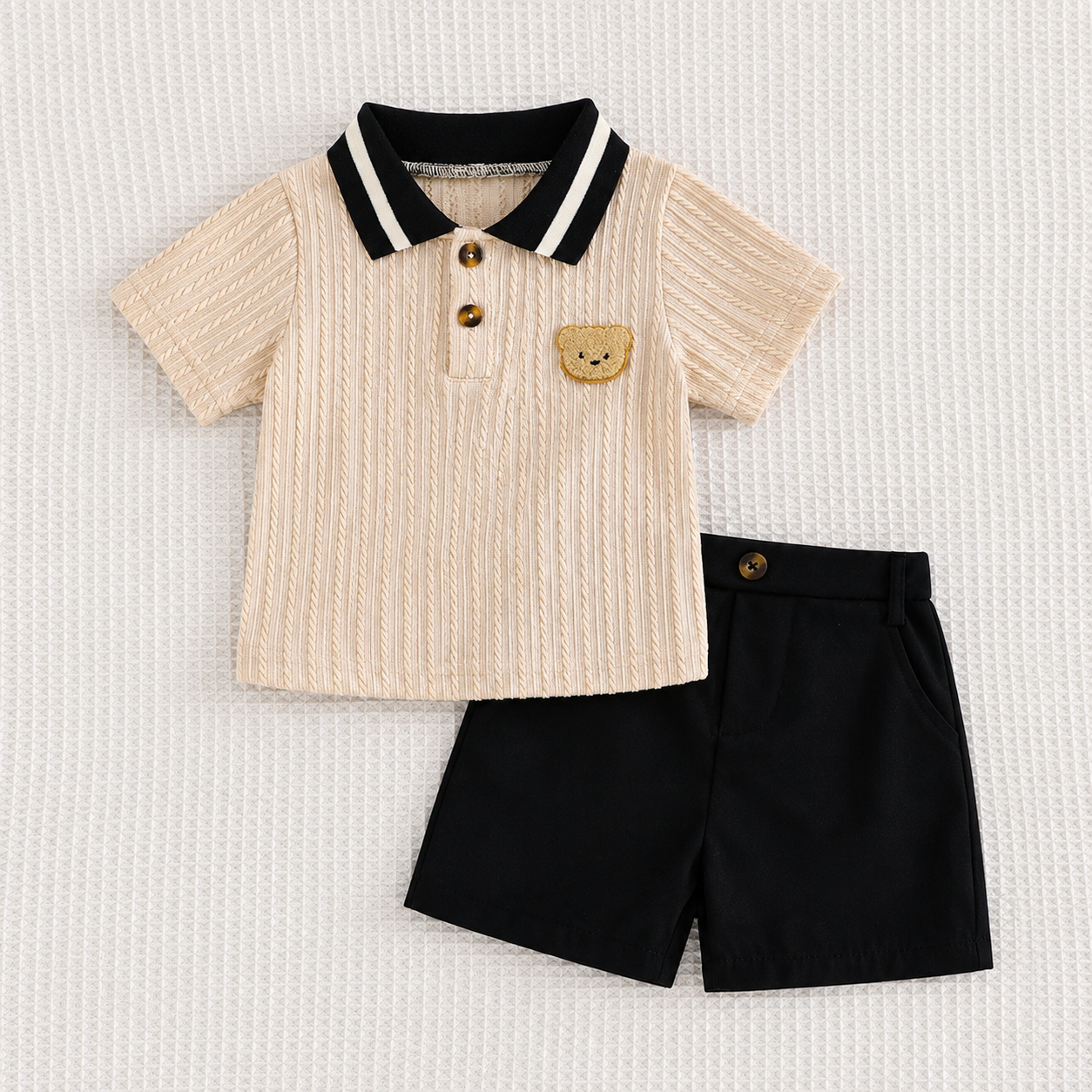 Baby Boys Summer Casual Polo Shirt & Shorts Set (3–24 Months)_img_5
