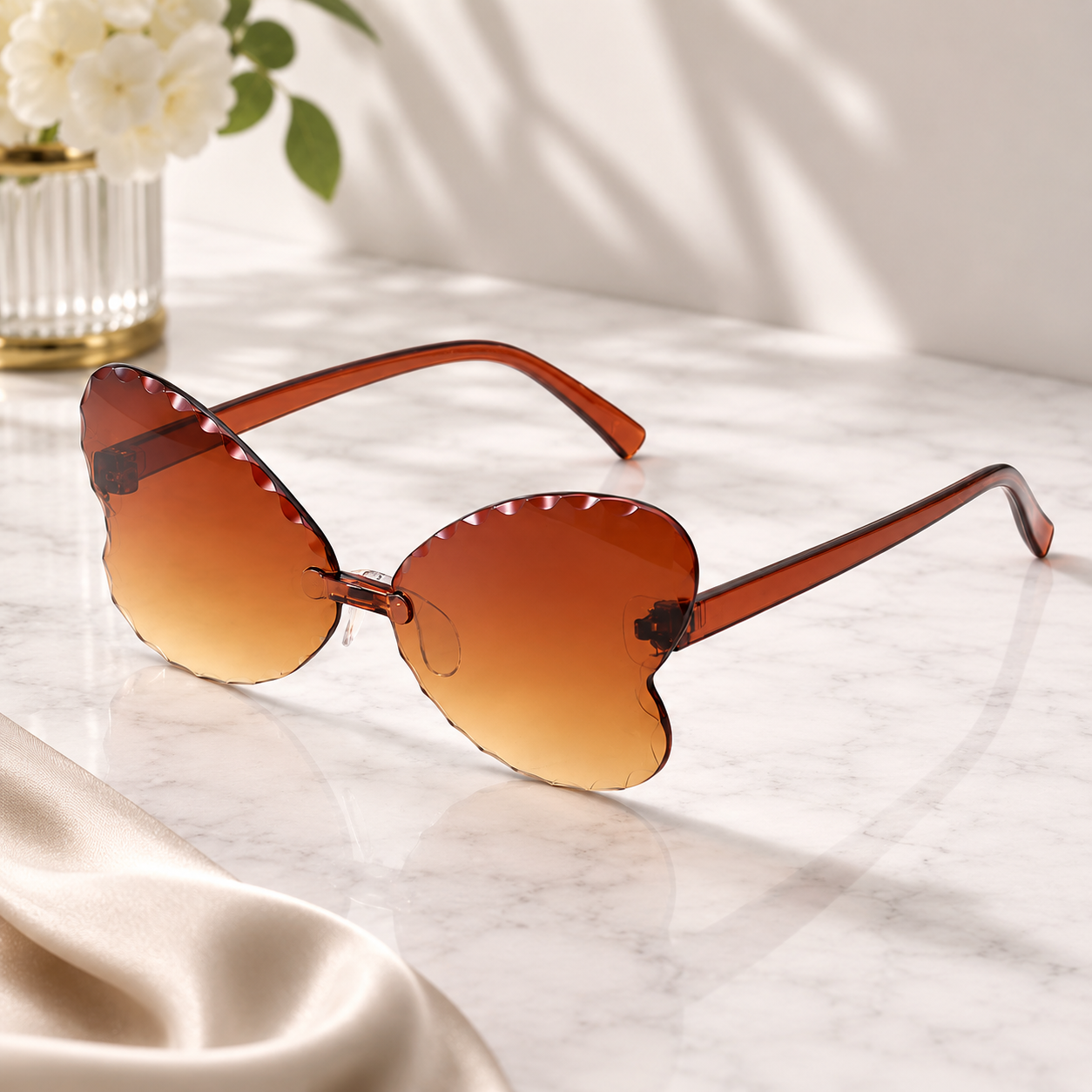 Kids Butterfly Sunglasses for Girls | Stylish UV400 Sunglasses with Sunglass Case_img_2