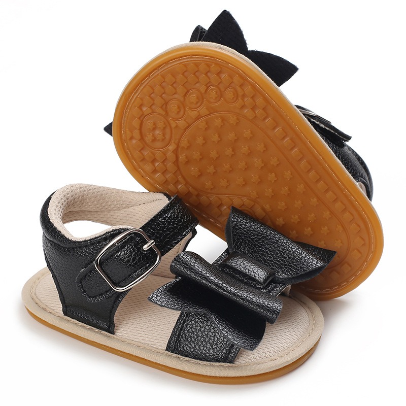 Baby Girls Bow Soft Anti-Slip First Walker Sandals (6 to 18 months)_img_4