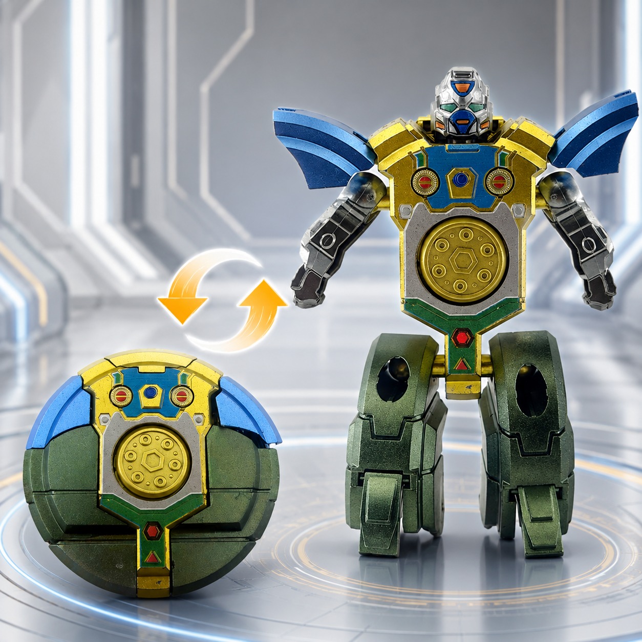 2-In-1 Transforming Robot Disc Toy For Kids | Robot & Disc Mode