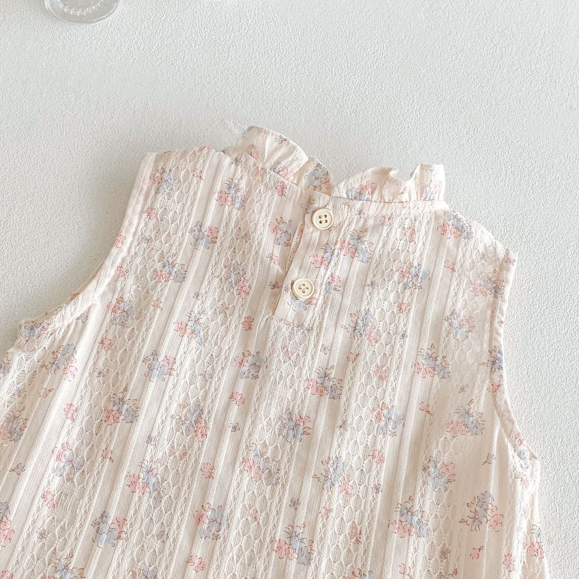 Baby Girl Floral Ruffle Soft Sleeveless Princess Party Dress (0 to 5 years) for yours ANGEL_img_6