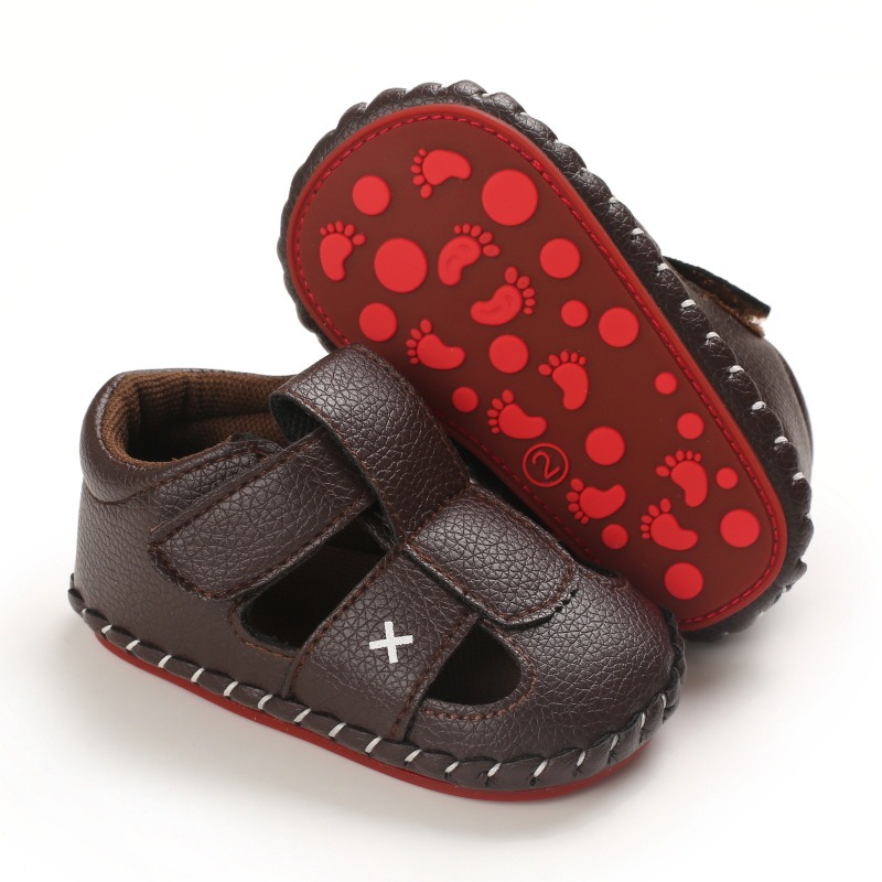 Baby Boy Breathable Faux Leather Anti-Slip Sole Toddler Sandal (0 to 12 months)
