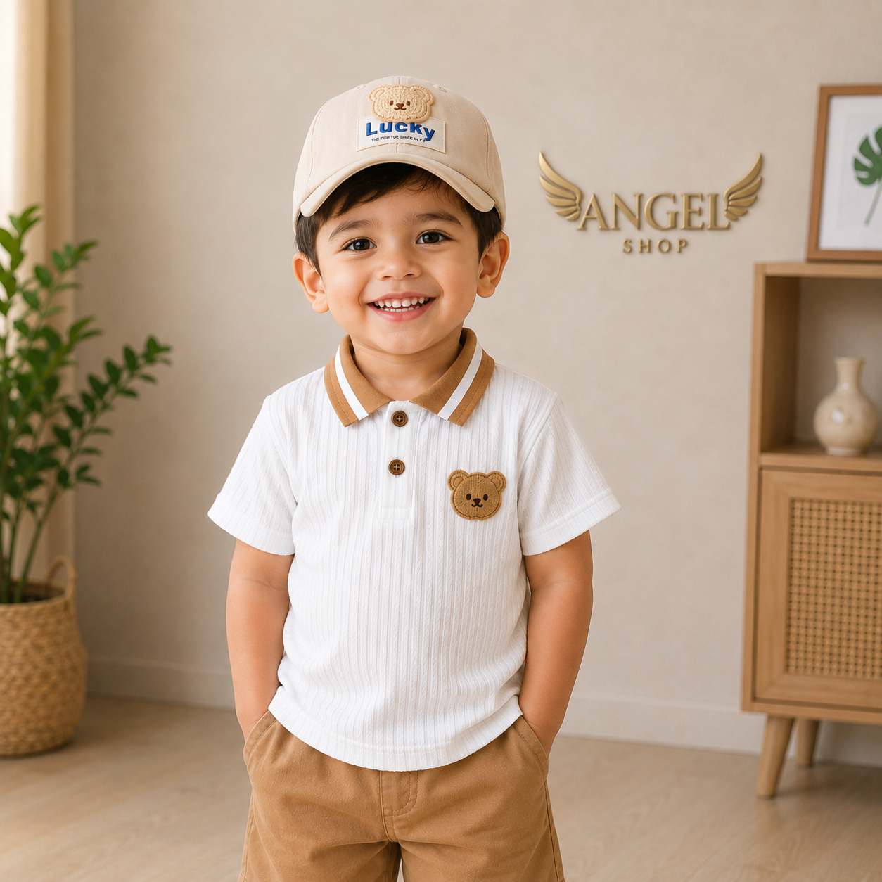 Baby Boys Summer Casual Polo Shirt & Shorts Set (3–24 Months)_img_0