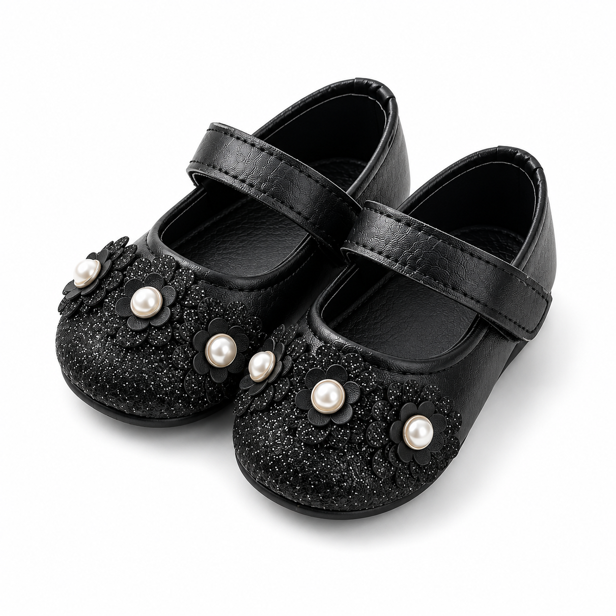Baby Girls Mary Jane Soft Comfortable First Walker Shoes (0 to 12 months)