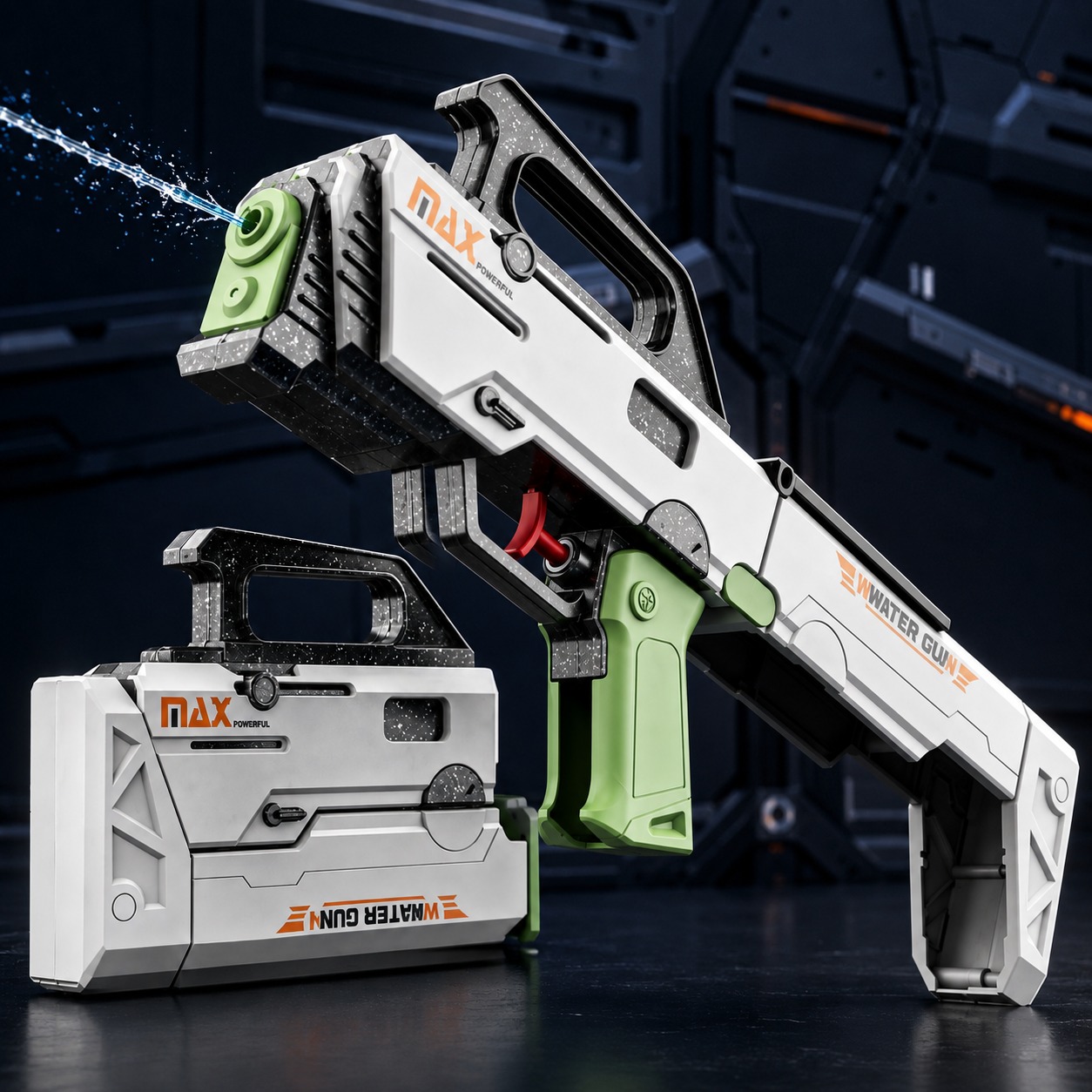 Kids FMG9 Foldable Water Gun – Large Capacity Water Blaster | Fun Outdoor Water Toy_img_5