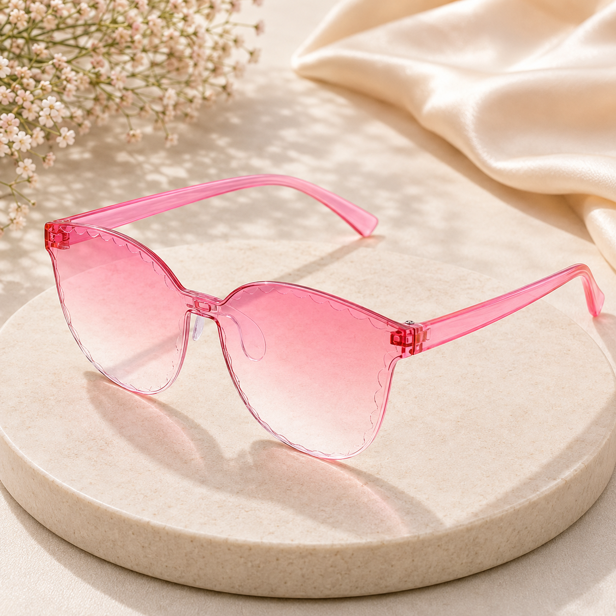 Kids Stylish Crossover Sunglasses for Boys & Girls | Trendy UV Protection Eyewear with Sunglass Case_img_4