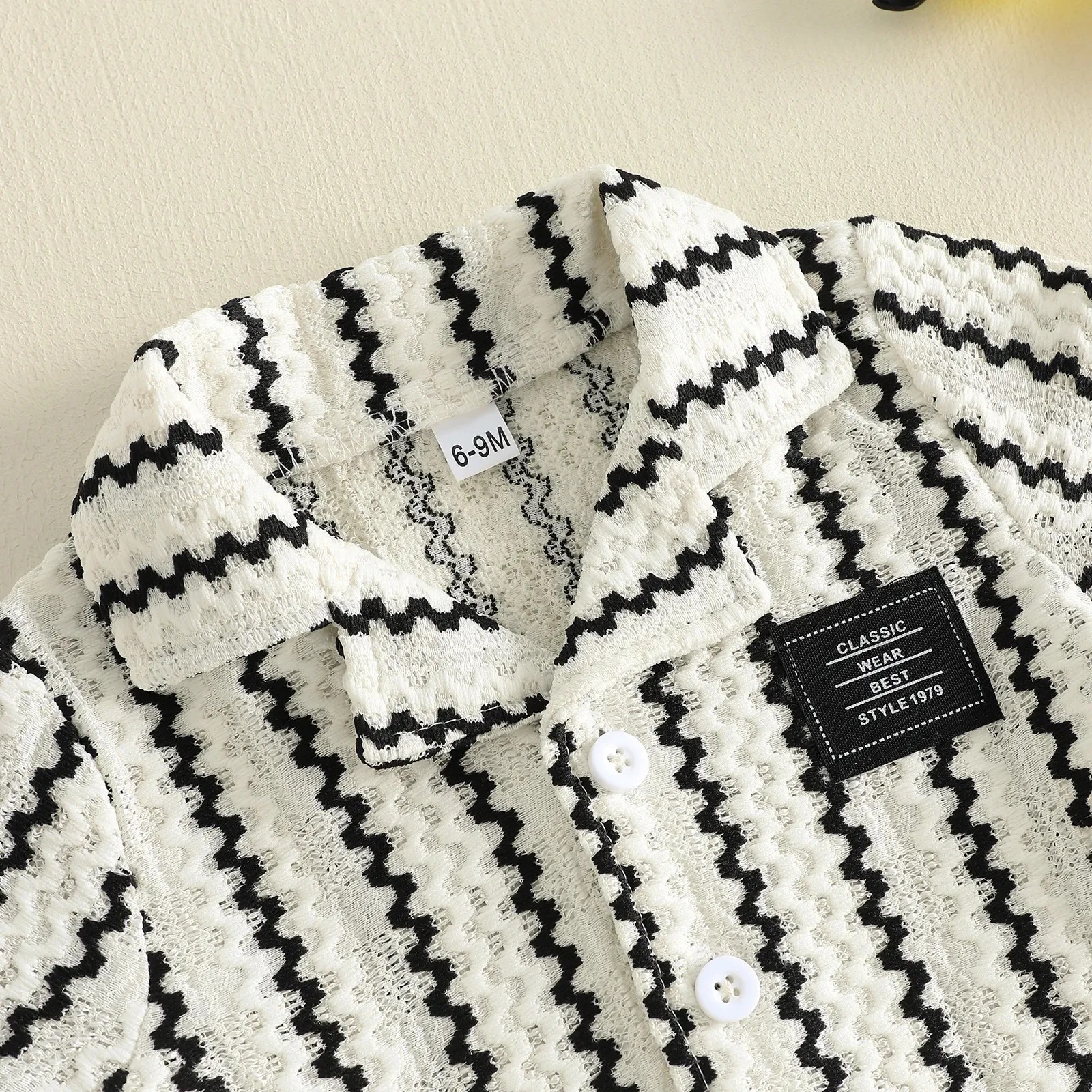Baby Boys Korean Stylish Shirt & Shorts Set | Casual Summer Outfit (3–36 Months)_img_3