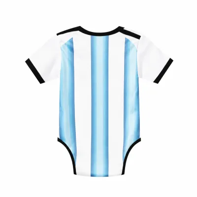 Baby Argentina World Cup 2026 Home / Away Jersey Romper Dress - Soft Cotton Football Jersey Bodysuit (0 to 12 months)_img_4