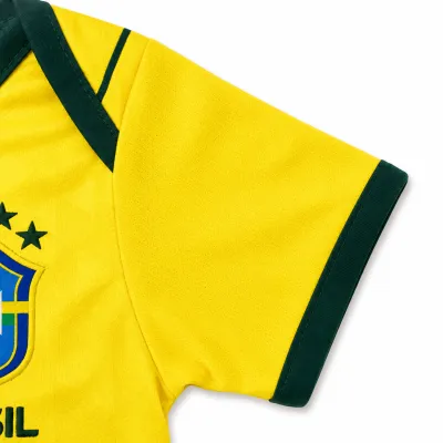 Baby Brazil World Cup 2026 Home/ Away Jersey Romper Dress - Soft Cotton Football Jersey Bodysuit (0 to 12 months)_img_8