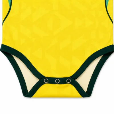 Baby Brazil World Cup 2026 Home/ Away Jersey Romper Dress - Soft Cotton Football Jersey Bodysuit (0 to 12 months)_img_7