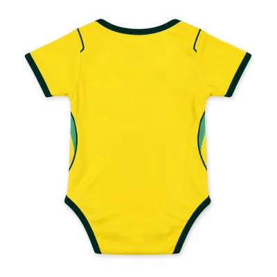 Baby Brazil World Cup 2026 Home/ Away Jersey Romper Dress - Soft Cotton Football Jersey Bodysuit (0 to 12 months)_img_3