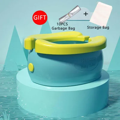 Baby Foldable Travel Potty Seat with 10PCS Garbage Bags & Storage Bag | Portable Toddler Toilet_img_17