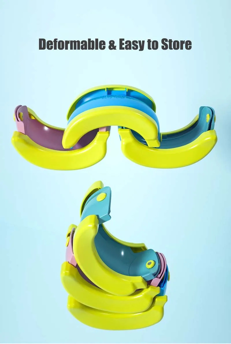 Baby Foldable Travel Potty Seat with 10PCS Garbage Bags & Storage Bag | Portable Toddler Toilet_img_9
