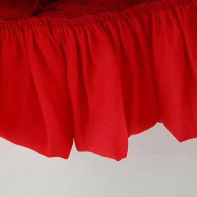 Baby Girl Elegant Traditional Style Red Party Dress (6 months to 3 years) for your ANGEL_img_6