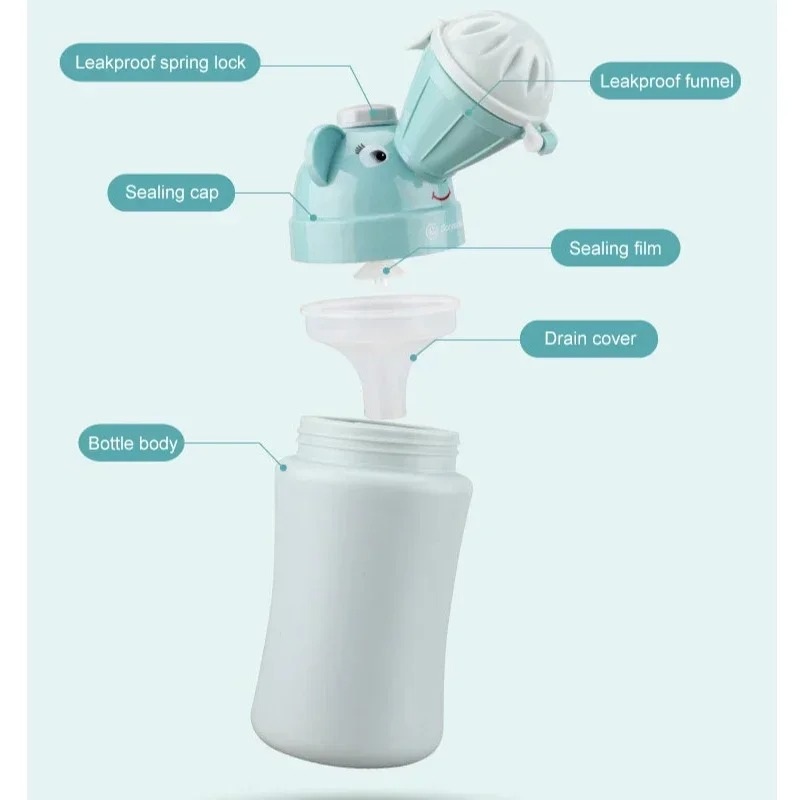 Baby Portable Urinal Leakproof Kids Travel Outdoor Urine Bottle for Boys & Girls_img_6